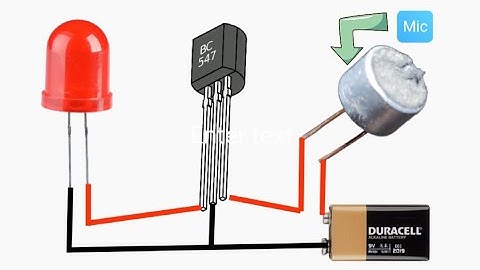 Simple Music Reactive LED Circuit