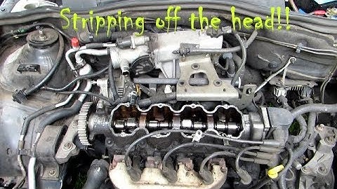 Overhauling an Corsa 1 8 utility engine Part 2
