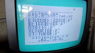VIC-TRACKER (VIC-PLAYER) running on my VIC20