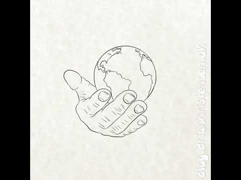 Daily Sketch 0296 The Earth In Gods Hand Youtube