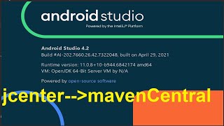 please remove usages of `jcenter()` maven repository from your build scripts and migrate your build