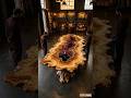 This Dining Table Looks Like Molten Energy Trapped Inside #shorts  #diy #viral