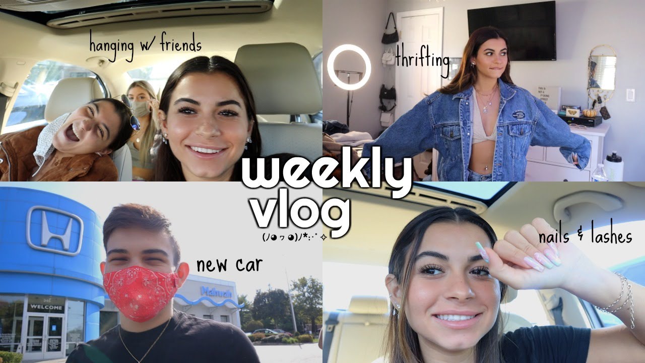 WEEKLY VLOG: Thrifting, New Car, Lash Extensions, etc.