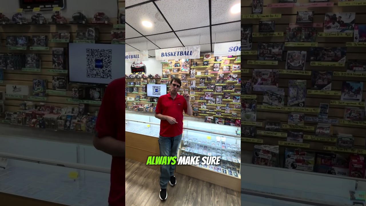 These are three simple steps to always make money at a sports card shop   #cardshop #basketballcard