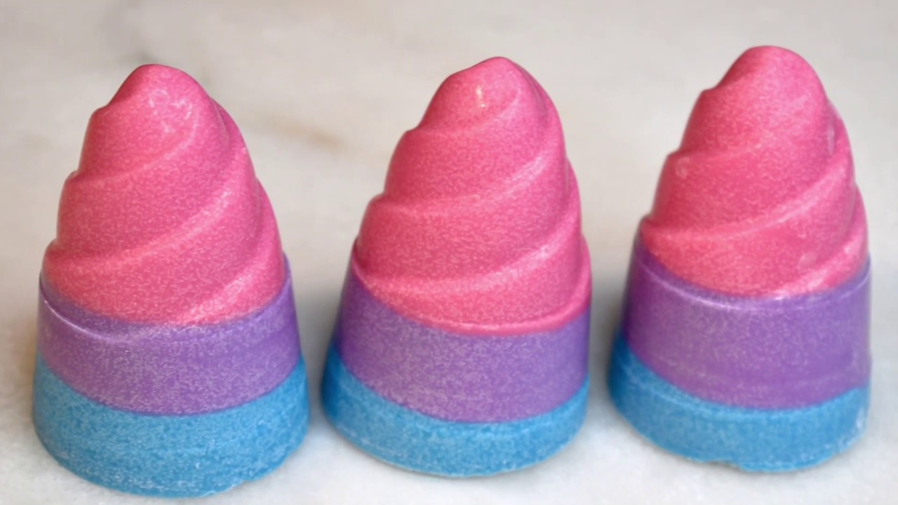 Learn to Make Unicorn Horn Salt Bars