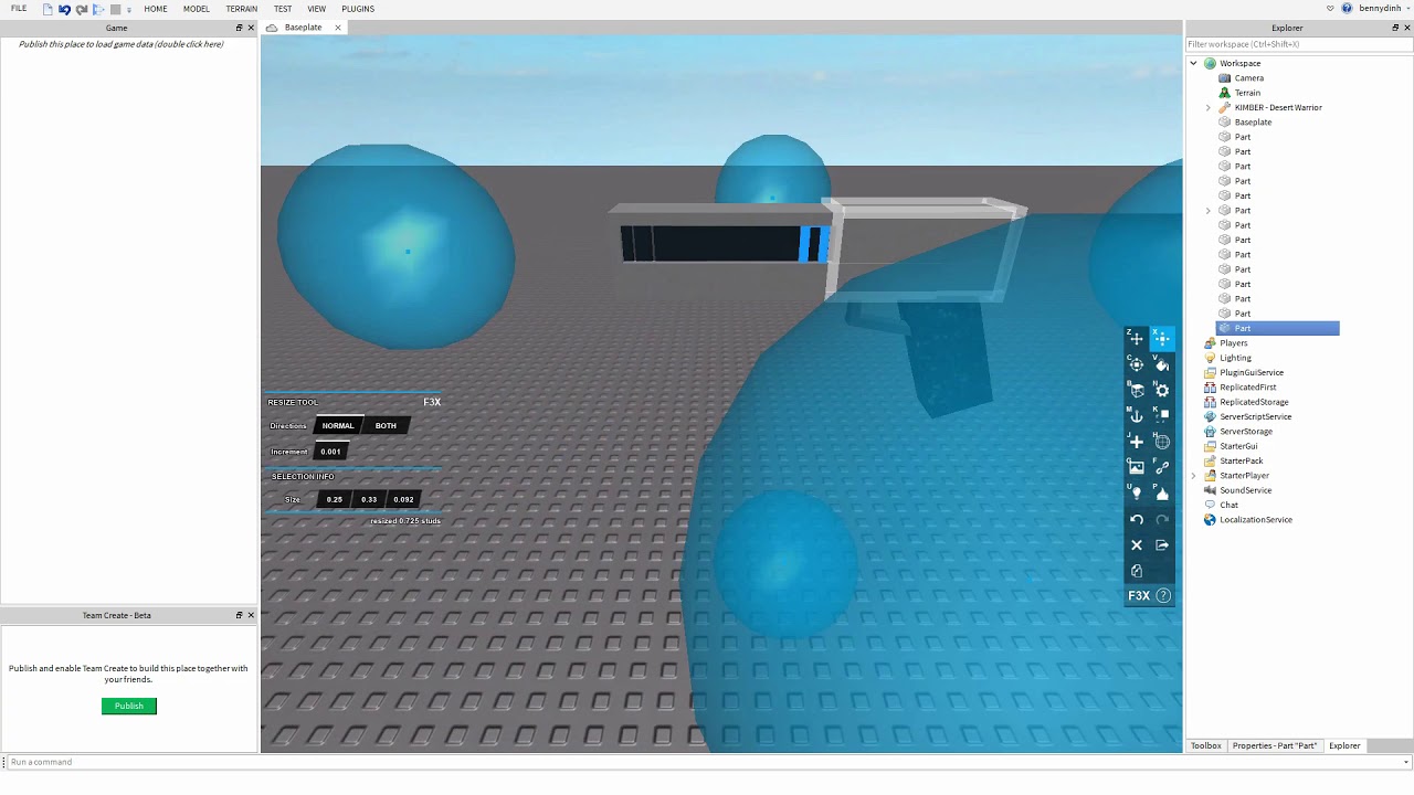 Roblox Making A Battle Royale Game Ep1 The Pistol Youtube