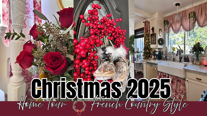 French Country Christmas Home Tour | Cozy, Elegant & Timeless Holiday Decor | Monica Rose