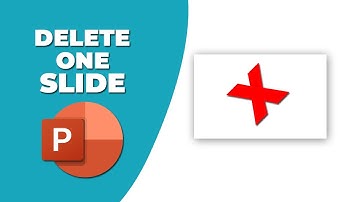 How to delete one slide in PowerPoint