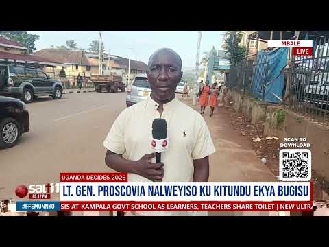 UGDECIDES2026 LT Gen Proscovia Nalweyiso Ku Kitundu Ekya Bugisu