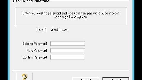 MYOB administrator password