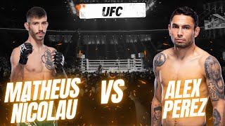 Matheus Nicolau vs. Alex Perez Showdown! Unstoppable Forces Collide