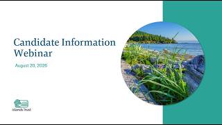 Islands Trust Candidate Information Session 2026