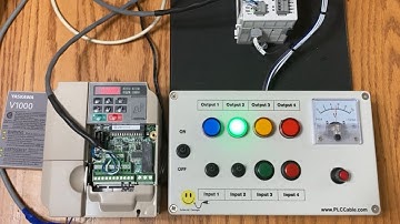 Click PLC and Yaskawa V1000 Modbus 485 (Demo)