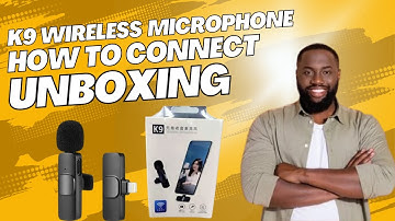 K9 Wireless microphone | Setup, Unboxing and How to connect on IPHONE and Android