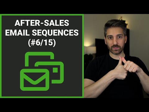 After Sales Email Sequences