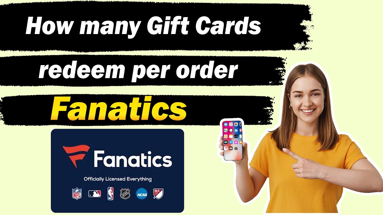 How many Gift Cards can I redeem per order? Fanatics - YouTube