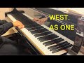 ピアノ演奏「AS ONE / ジャニーズWEST」
