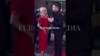 На вечеринке Сергей Лазарев как любящий муж поправляет прическу Лере Кудрявцевой