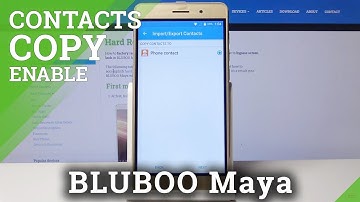 How to Manage Contacts in BLUBOO Maya - Copy Contacts / Move Numbers