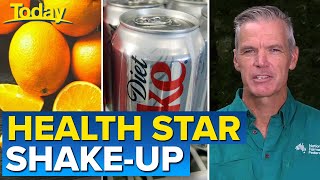 Diet Coke healthier than orange juice in health star changes | Today Show Australia screenshot 1