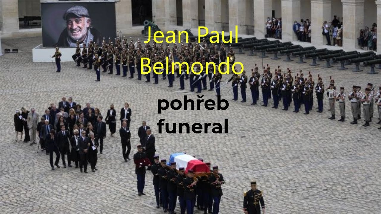 🏛🙏Jean Paul Belmondo - pohřeb - funeral😥🙏