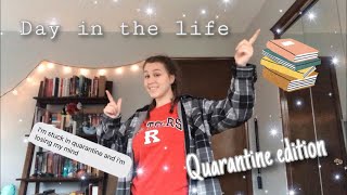 day in the the life of a Rutgers student // quarantine edition
