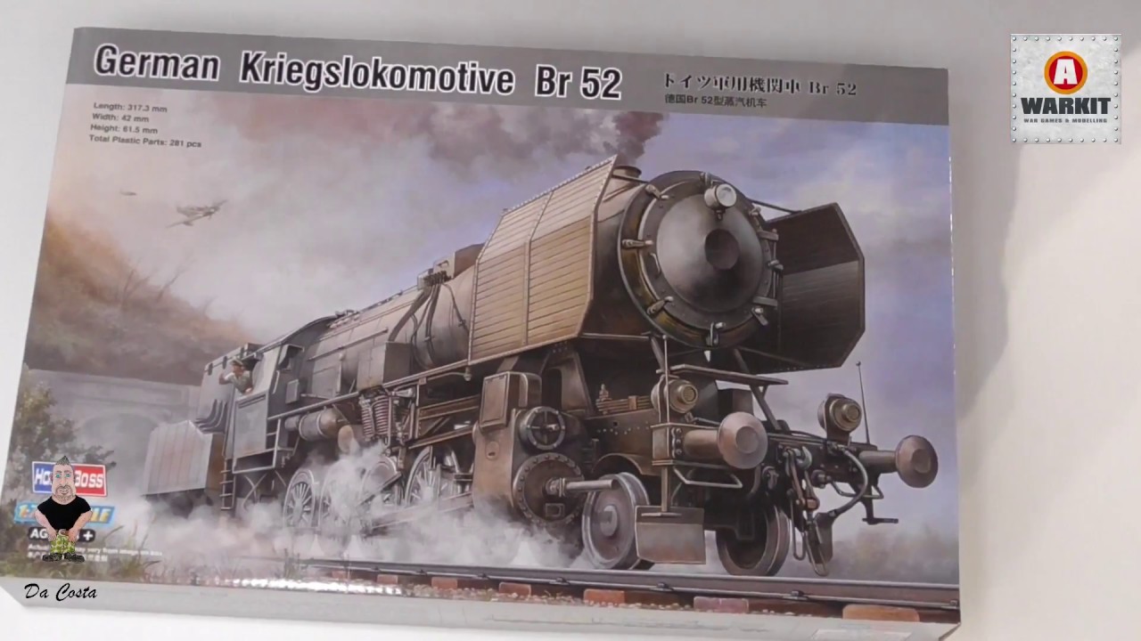 HobbyBoss - German Kriegslokomotive BR 52 1:72 - What is in the