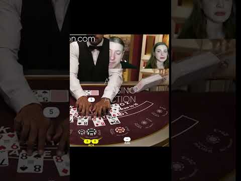 THIS BLACKJACK HAND WAS SO GROSS!!  #allcasinoaction #casino #blackjack