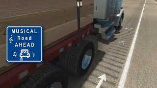 Musical Road in American Truck Simulator Musical Road in American Truck Simulator