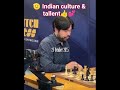 salutes 🫡 Indian Culture &amp; Tallent ❤️#tallent #culture #chess #proudtobeindian #2025shorts #wow
