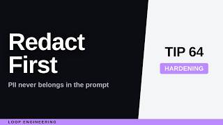 AI Pipeline PII Redaction: Redact Before the Prompt