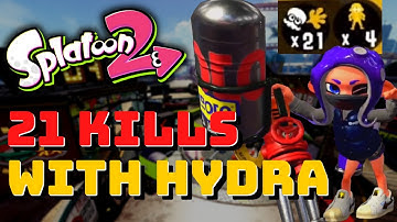 21 Kills with Custom Hydra Splatling - Splatoon 2