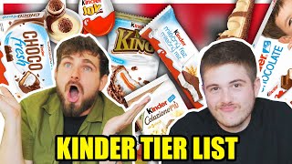 TIER LIST KINDER SLADKOSTI @Vidrail