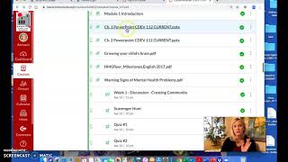 Celebrity CDEV 112 Intro to the Modules Profile