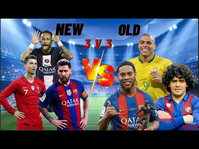 New VS Old / NRM - MNR / Neymar, Ronaldo, Messi VS Maradona, Nazario, Ronaldinho class=