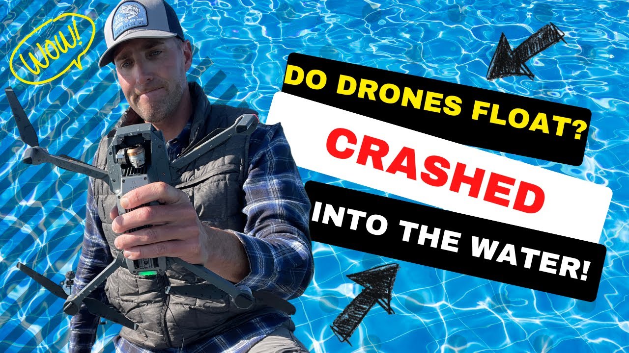 Drone Crashes into the Water!  - Do Drones Float??