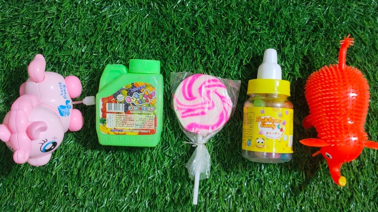 02 TOLLIPOP 2 TOYS AND FRUIT CANDY SWEET YAMMY