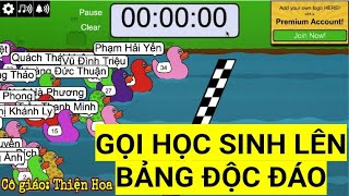 GAME ĐUA VỊT - Cách gọi tên học sinh lên bảng độc đáo bằng trò chơi screenshot 4