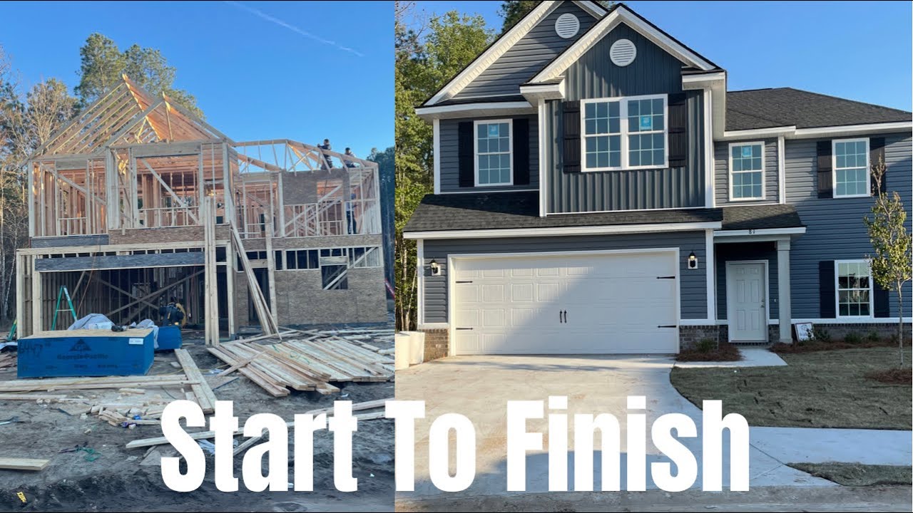 My Home Being Built *3 Month Time Lapse* - YouTube