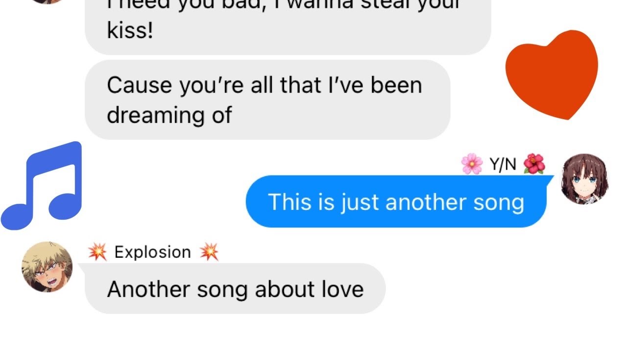 Not another song about love || BNHA/MHA Lyric prank || Bakugo x Y/N || Hollywood Ending ||
