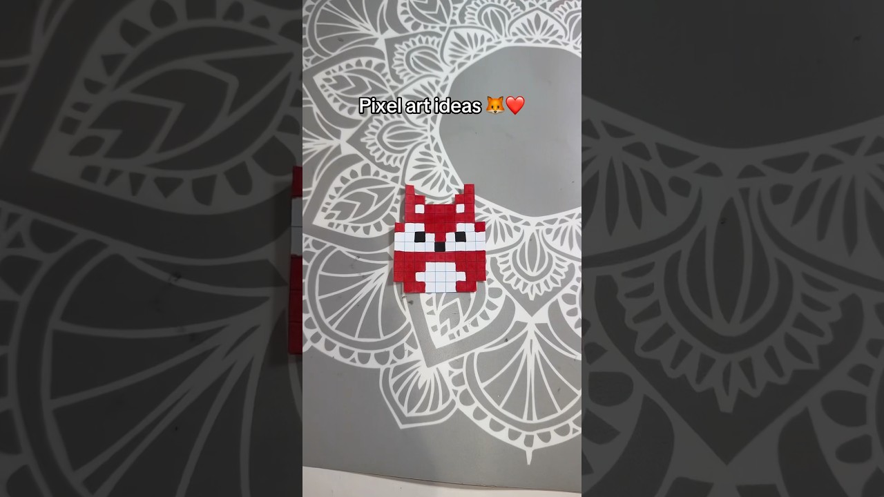 Pixel art ideas 🦊❤️ 