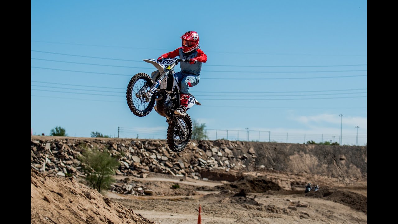 Practicing at Canyon MX in October, 2021