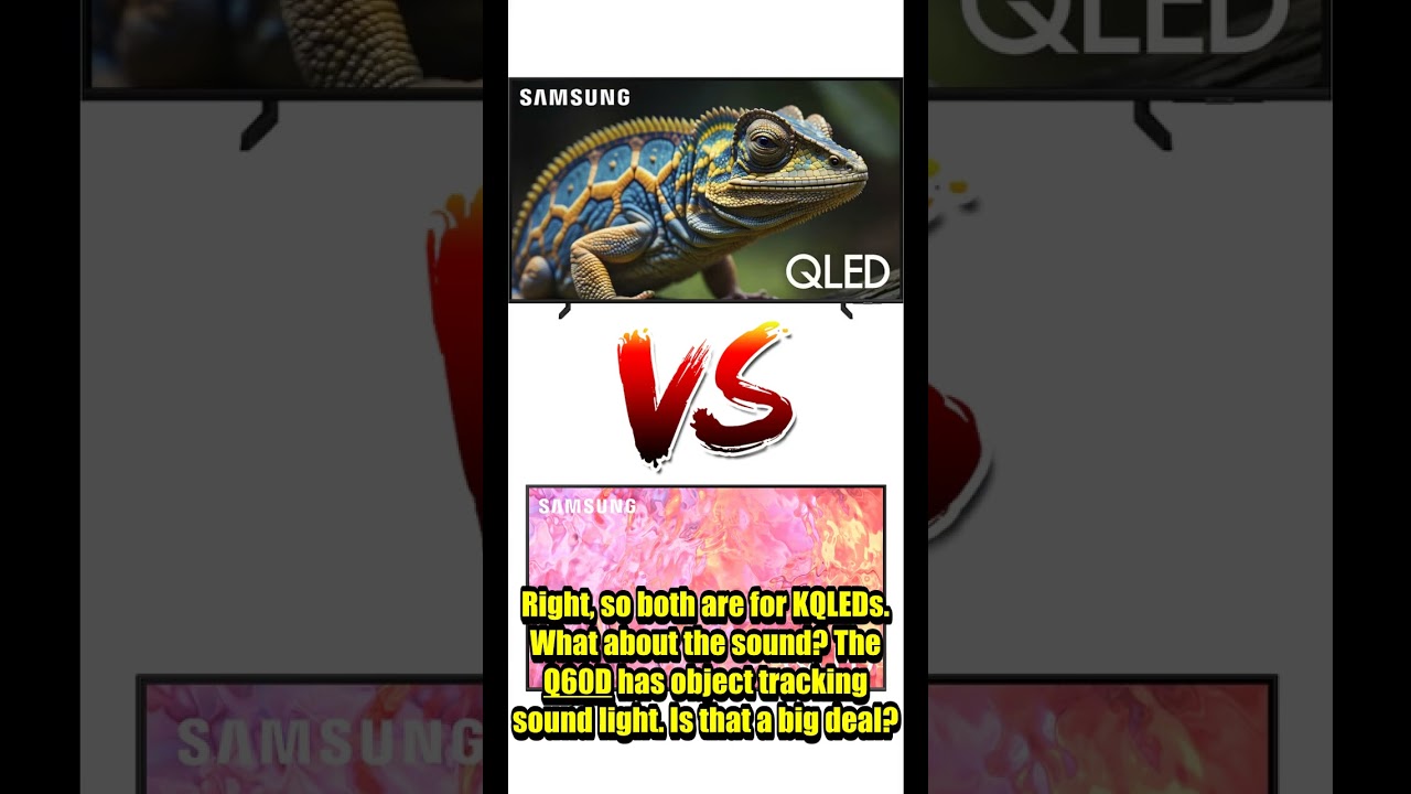 SAMSUNG 70-Inch Class QLED 4K Q60D Series Quantum HDR Smart TV VS Samsung 43-in Q60C QLED 4K TV