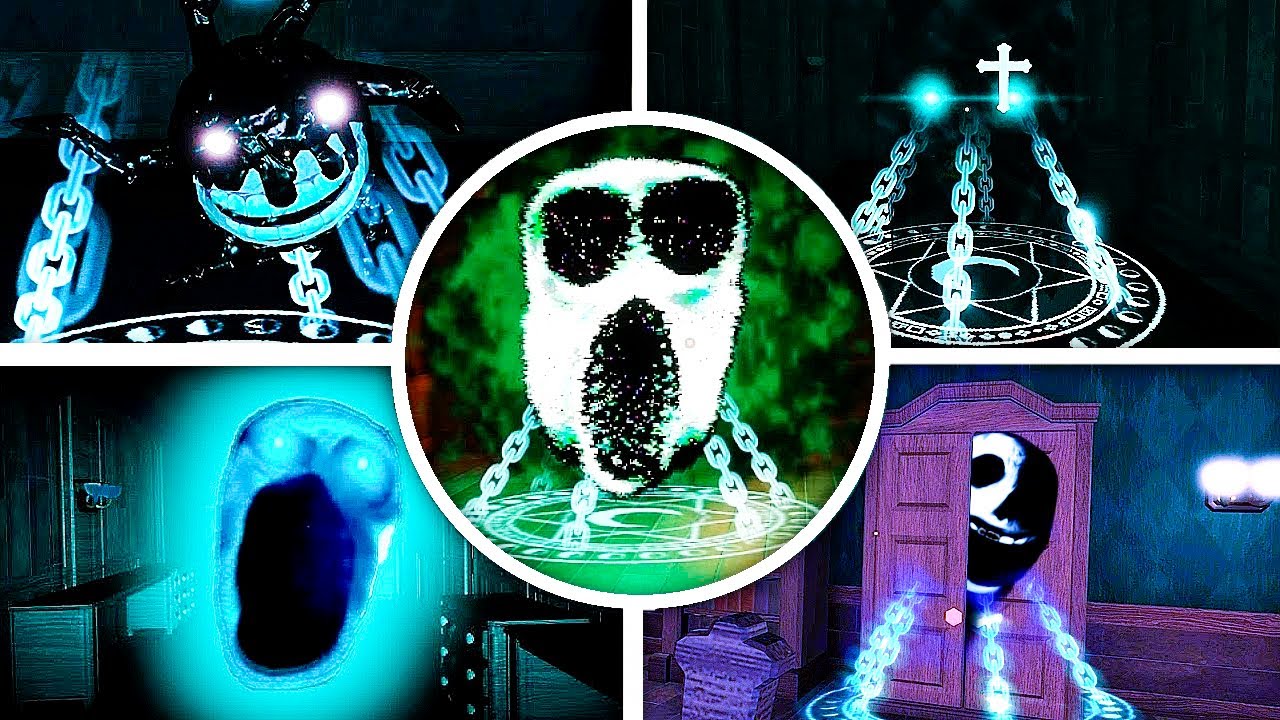 DOORS Hotel Update New Monsters Jumpscares + All CRUCIFIX Uses