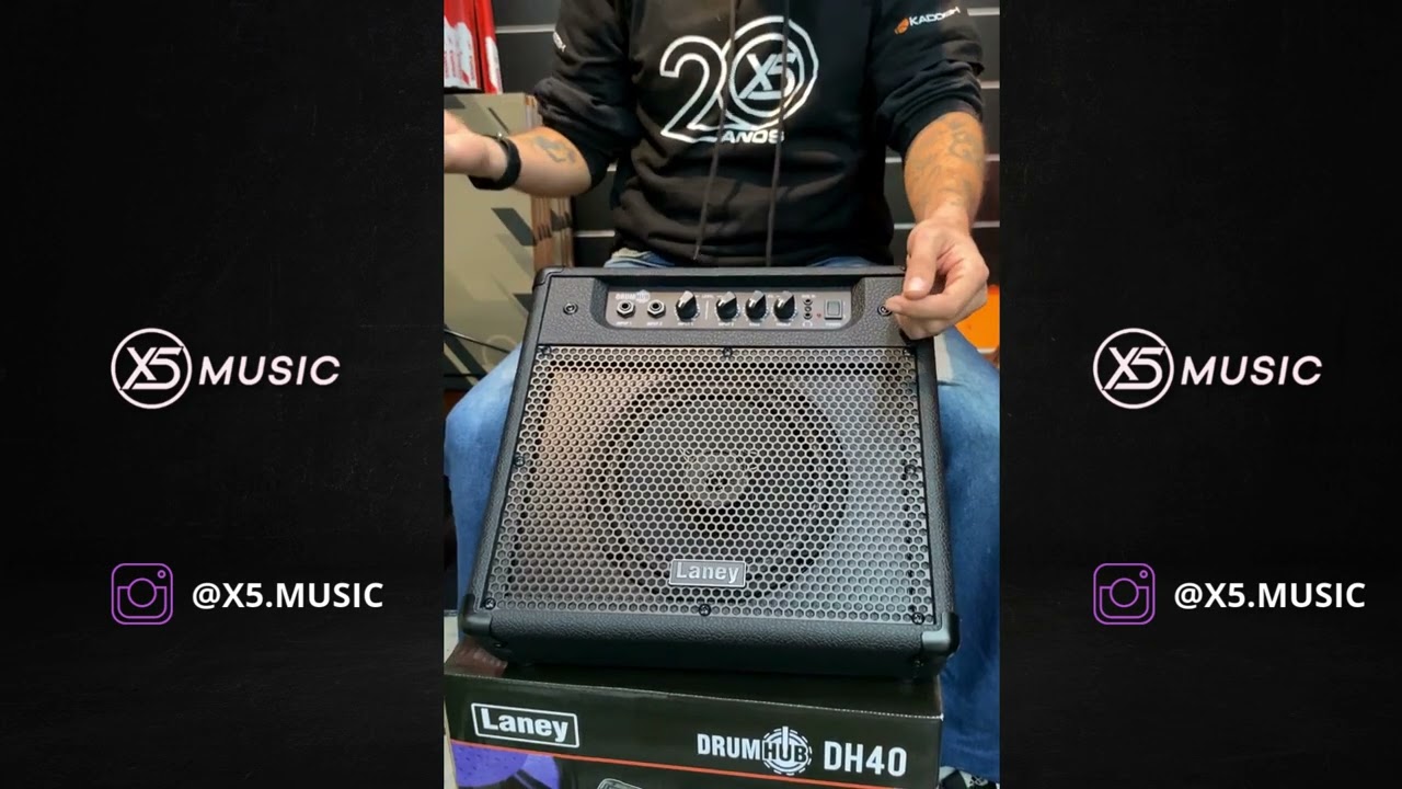 Amplificador Laney DrumHub DH-40 40W Para Bateria