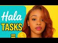 Earn on hala live . how to complete  tasks ,( Full Tutorial )