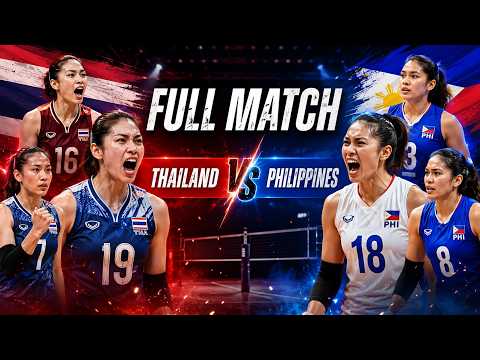 🔴 THAILAND vs PHILIPPINES | World-Class Spikes Challenge Relentless Floor Defense of Alas