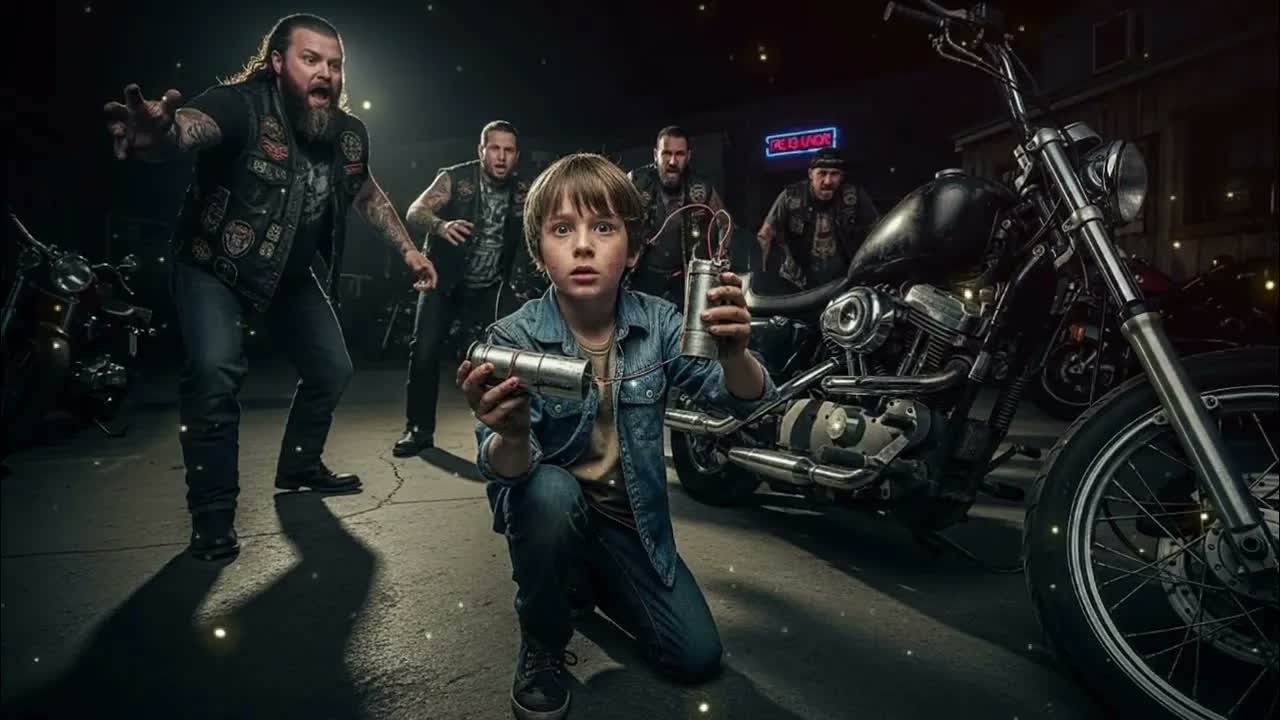 The Boy Found a Device Attached to the Biker's Motorcycle — What He Yelled Made Everyone Freeze