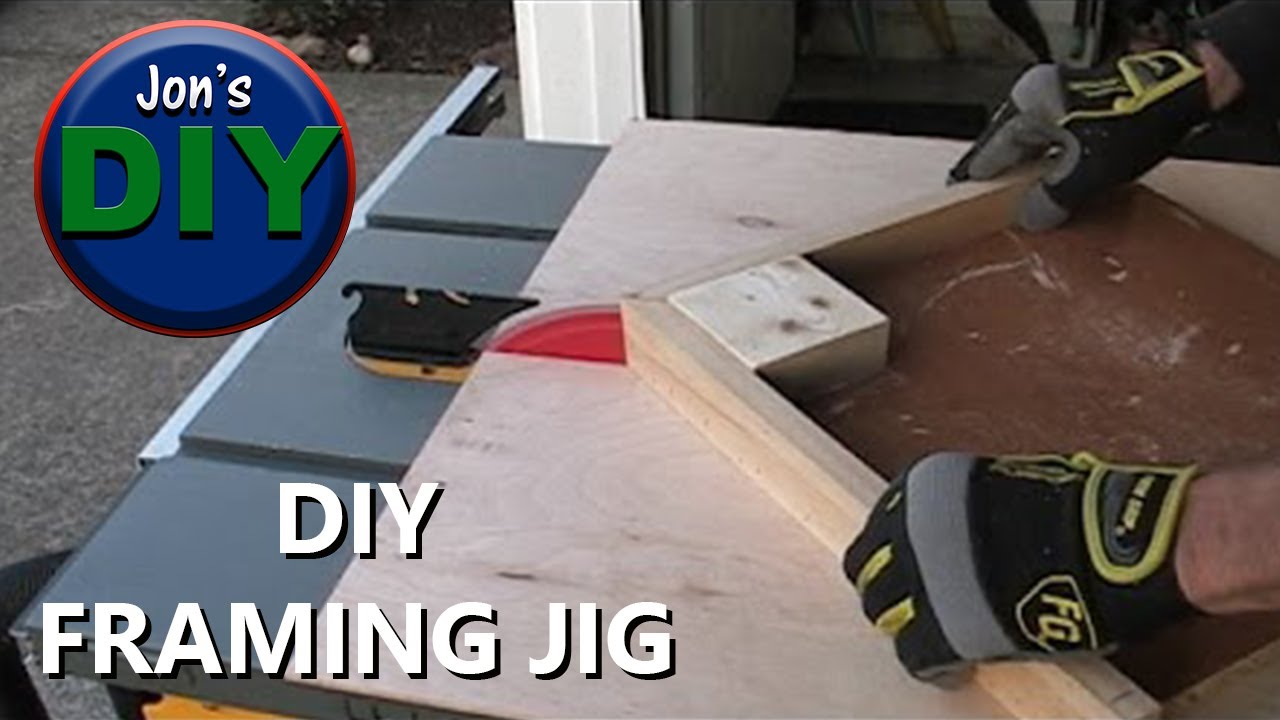 DIY Framing Jig (build your own picture frames) / Jon's DIY 