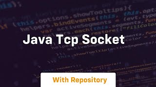 java tcp socket